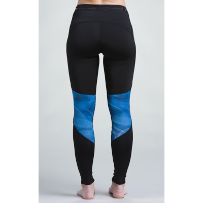 Legging Noir / 2 poches (Turquoise)