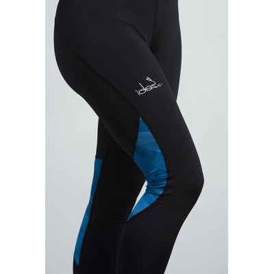 Legging Noir / 2 poches (Turquoise)