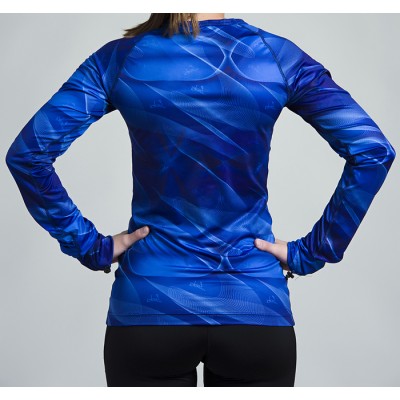 Maillot de corps manches longues (Bleu) 