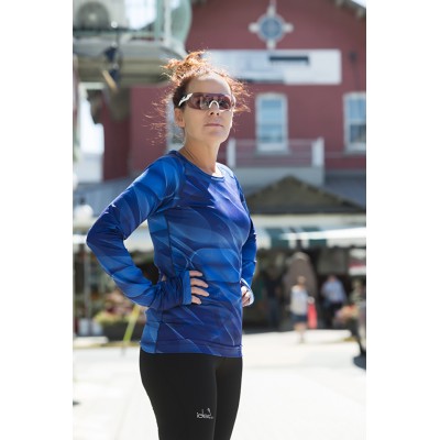 Maillot de corps manches longues (Bleu) 