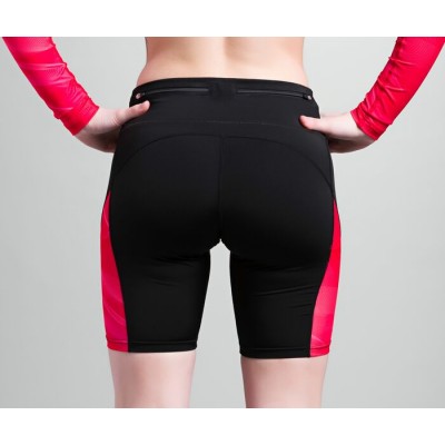 Cuissard Noir / 2 poches (Rose-Framboise)