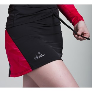 Jupe-Cuissard Noir / 3 poches (Rose-Framboise)