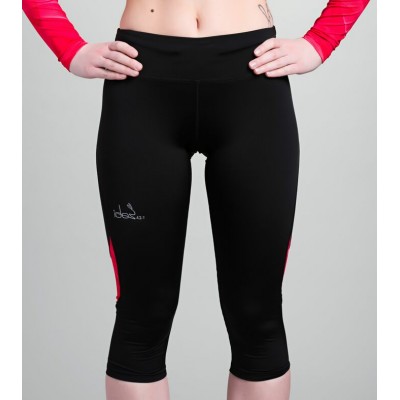 Capri Noir / 2 poches (Rose-Framboise)