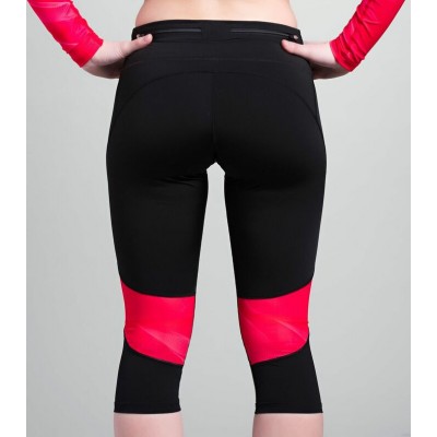 Capri Noir / 2 poches (Rose-Framboise)