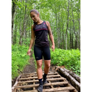 Camisole Noir à pois avec poche