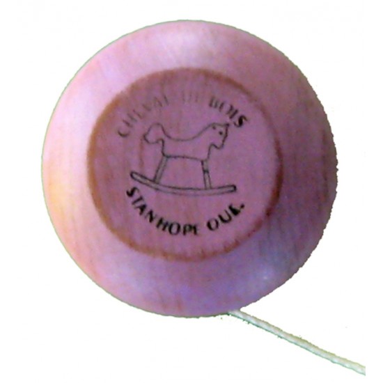 Yoyo vintage classique en bois - violet