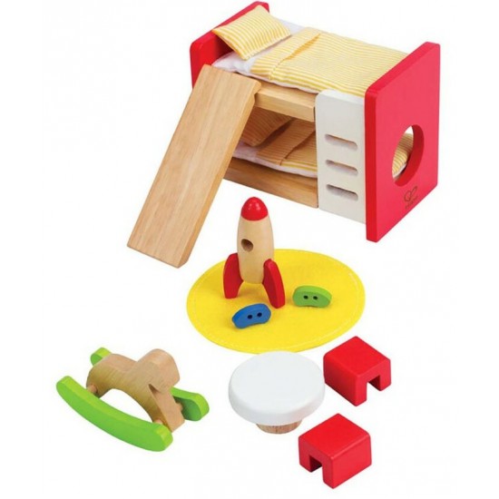 Meubles de chambre d'enfants pour maison de poupées