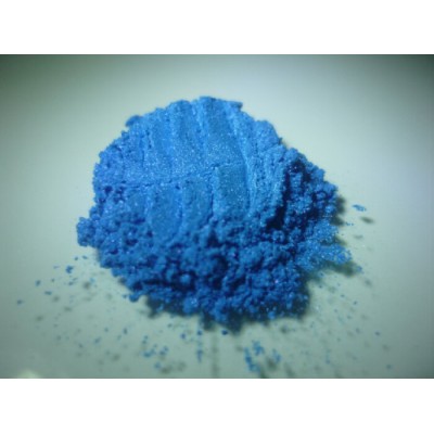 Mica bleu iridescent