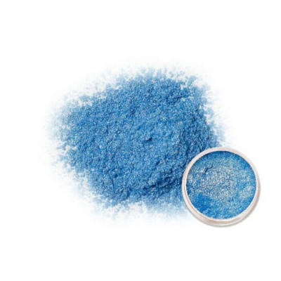Mica lustre bleu