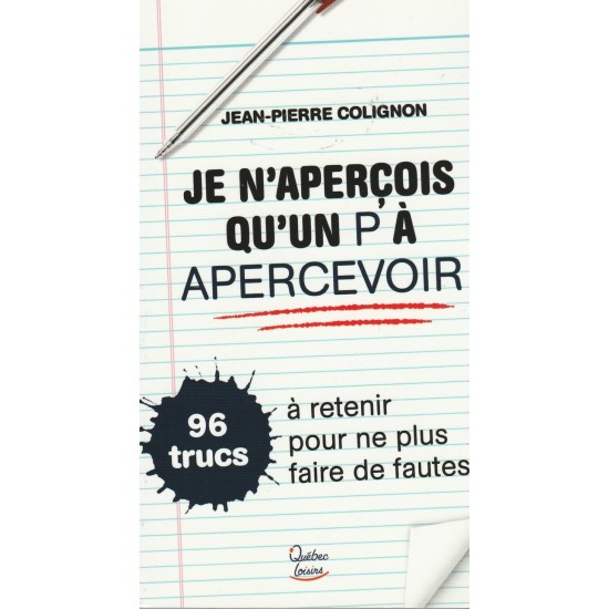 je n'aperçois qu'un P à Apercevoir  Jean-Pierre...