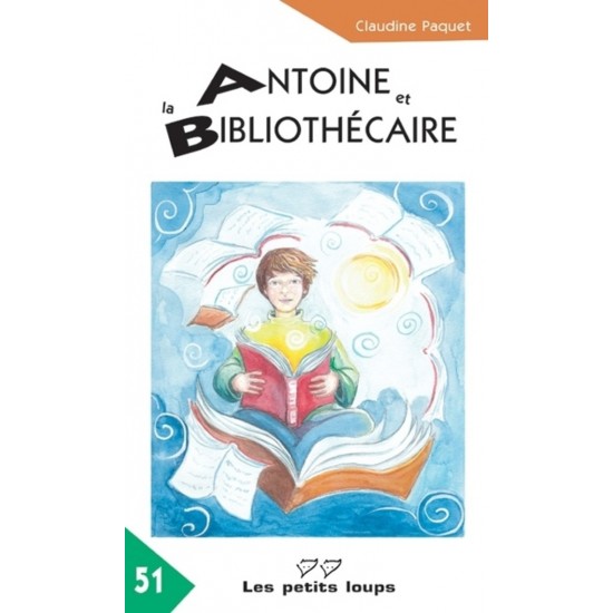 Antoine et la bibliothécaire Claudine Paquet