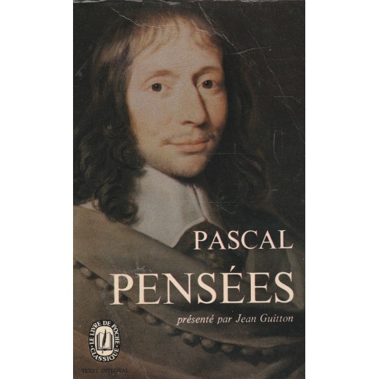 Pascal  Pensées  Jean Guitton