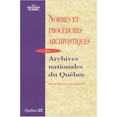 Normes et procédures archivistiques des archives...