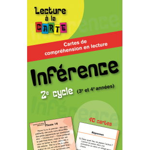 Cartes de lecture - Inférence, 2e cycle —...