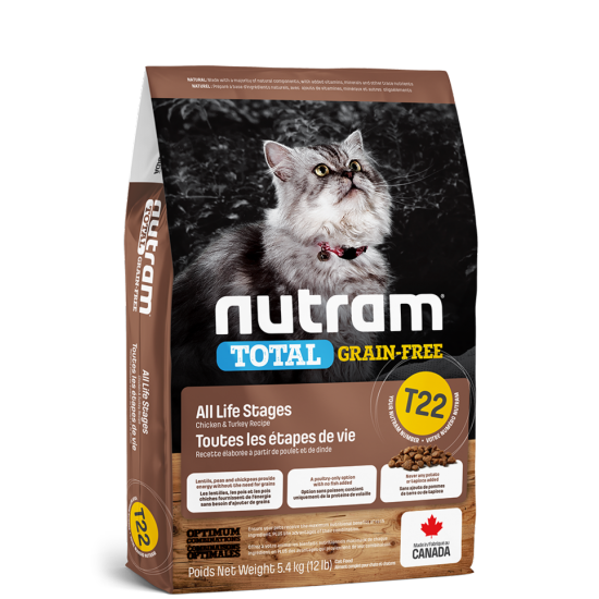 Nutram chat sans grain dinde/poulet T22 1.13kg