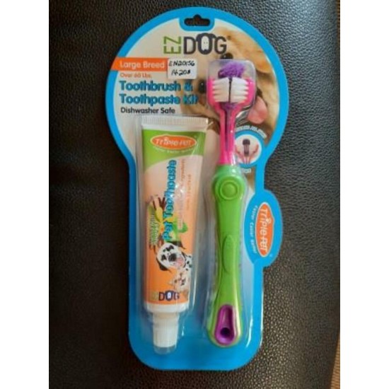 Kit grande brosse à dents & dentifrice