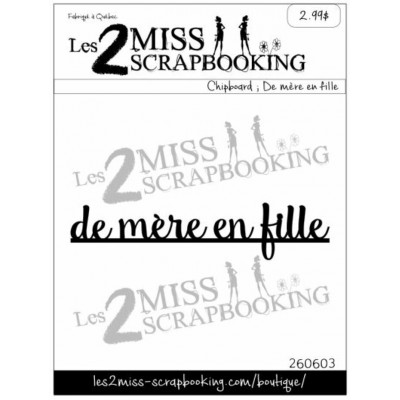 De mère en fille