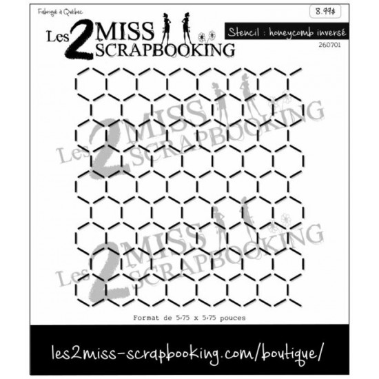 Honeycomb inversé | stencil