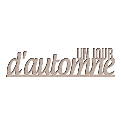 Un jour d'automne