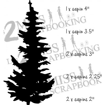 Kit 8 sapins
