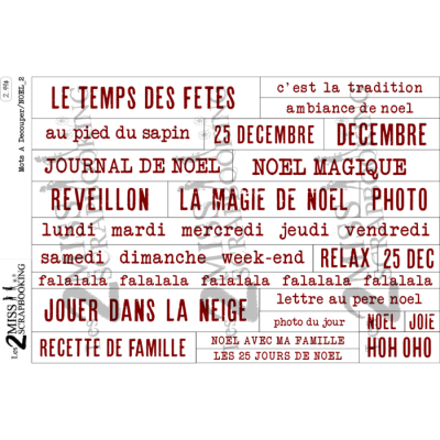 Noël_2 | MOTS À DÉCOUPER