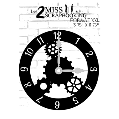 XXL Horloge Gears