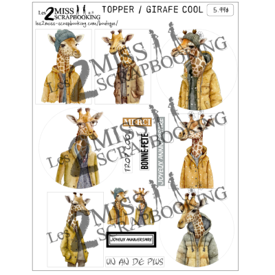 Topper | Girafe cool
