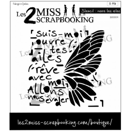 Ouvre tes ailes | STENCIL