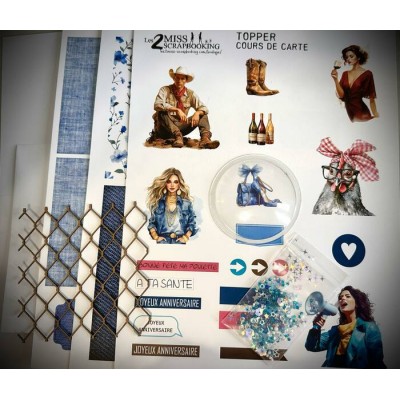 cours de carte  | bleu jeans par Missdidi