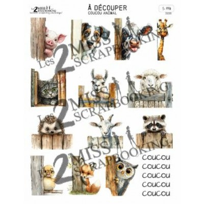 Coucou animal | À découper