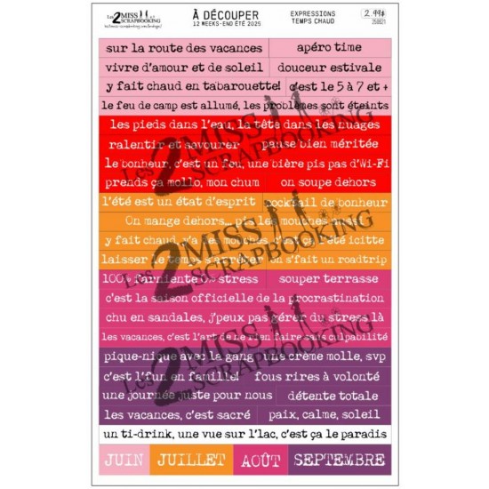12 week end de l'été | expressions temps chaud