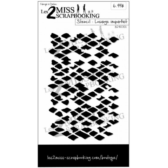 Losange imparfait | stencil