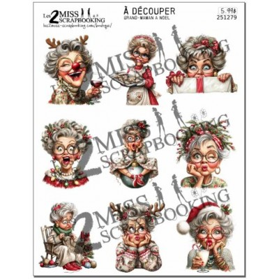Grand-maman Noël | à découper