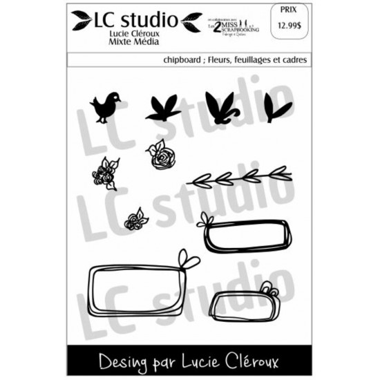Kit fleurs, feuillages et cadres | LC studio