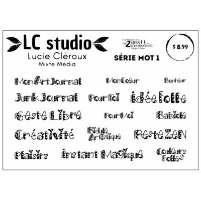 Die cut , Série mot 1 | LC studio