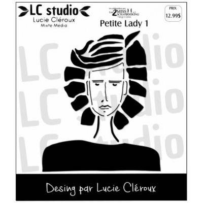 Stencil petite Lady 1 | LC studio
