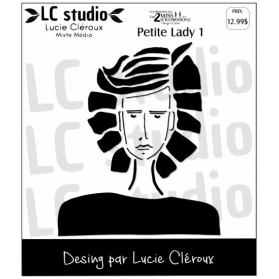 Stencil petite Lady 1 | LC studio