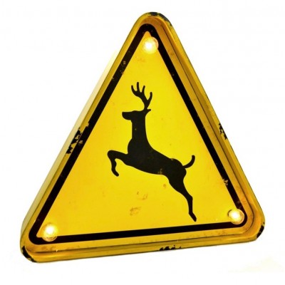 AFFICHE LUMINEUSE TRAVERSE DE CERF