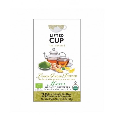 Thé Matcha Gingembre et Citron infusé bio