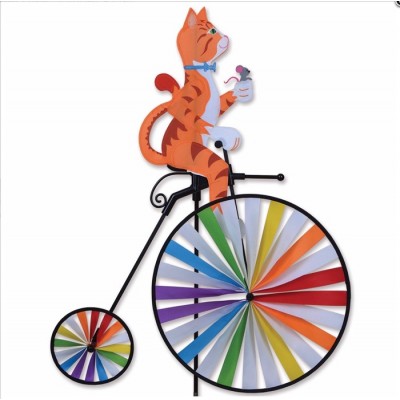 VIRE-VENT VÉLO VINTAGE - CHAT