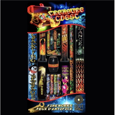 ASSORTIMENTS DE FEUX D'ARTIFICE TREASURE CHEST