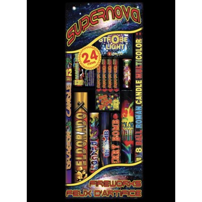 ASSORTIMENT DE FEUX D'ARTIFICE SUPERNOVA