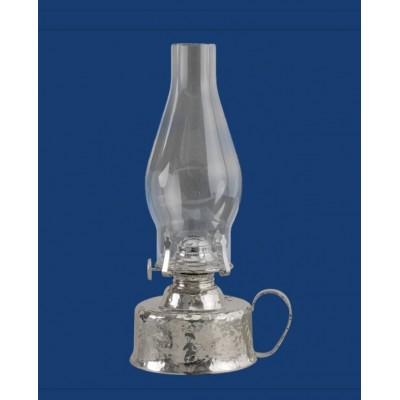 LAMPE À HUILE MARTELÉE 11½