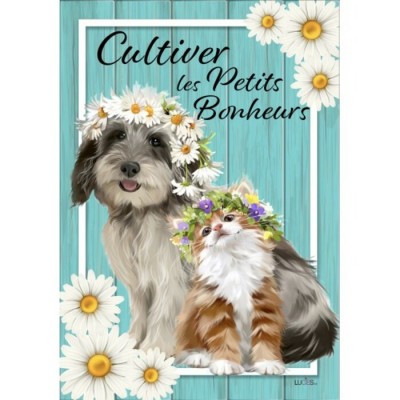 DRAPEAU CULTIVER LES PETITS BONHEUR