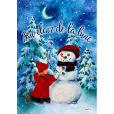 DRAPEAU AU CLAIR DE LA LUNE