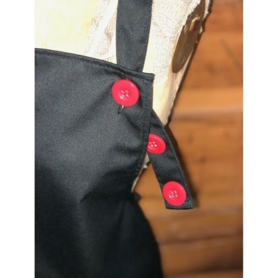 Tablier Le Bonheur Est Ici avec pochette avant 10" x 6"