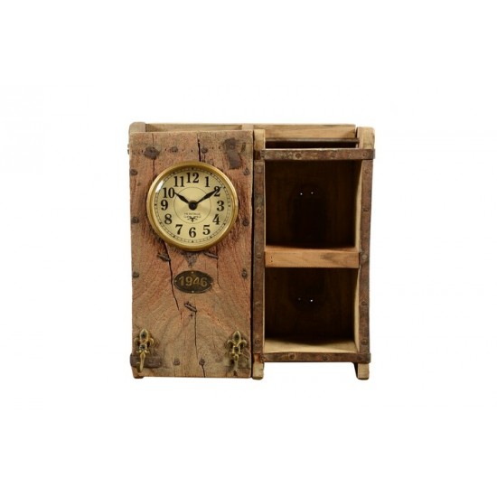 HORLOGE EN BOIS