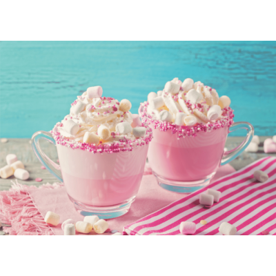 CHOCOLAT CHAUD FLAMANT ROSE