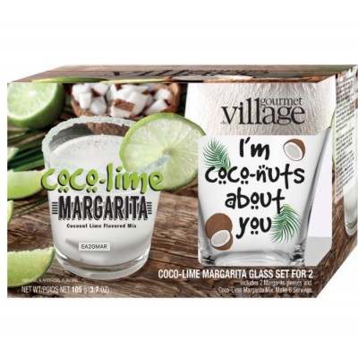 Margarita coco-lime ensemble pour 2