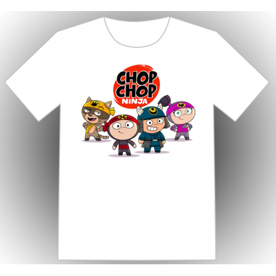 Chop Chop Ninja ENFANT - blanc